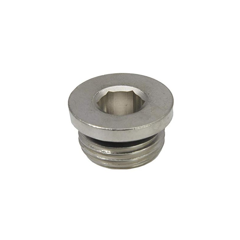 High-pressure sealing plug with hexagon socket G 1/8 inch, galvanised