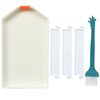 Diamond Art Painting Tray with 3 Dividers and A Brush,Plastic