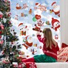 Naler Christmas Window Clings 168Pcs 9 Sheets Christmas Window Stickers