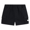 Hurley Girls' Pull On Cargo Shorts, Black