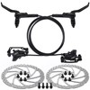 TOBWOLF 1 Pair MTB Disc Brake Set, Hydraulic Disc Brake