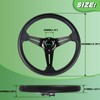 RASTP 13.8'' Golf Cart Steering Wheel for Club Car DS