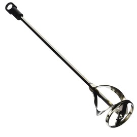 Edward Tools Paint and Mud Mixer for Drill - Mixes 1 to 3 Gallons - 15 3/4" Length - 5/16" Hex Shaft - Zinc Plated Steel - Reinforced Weld - Non Slip Hex Head - Easy Clean - Paint Mixer Attachment (2)