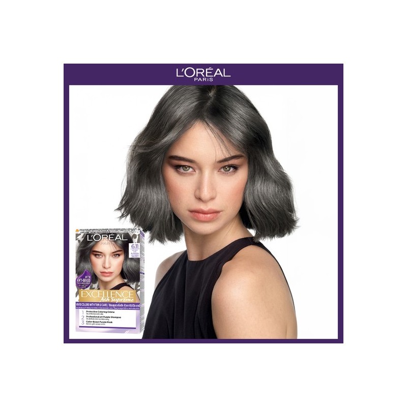 L'Oréal Paris Excellence Ash Supreme Hair Dye (4 packs) -