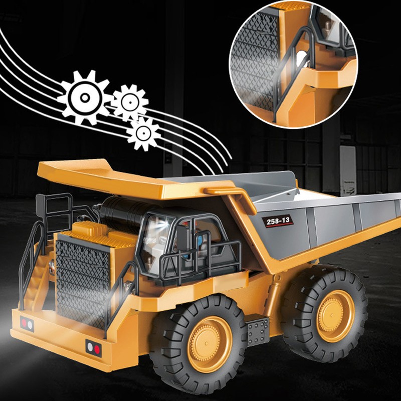 RC Dump Truck 1/24 4 Wheel Drive 6 Channels 2.4Ghz