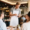 Cardkiss Chef Apron for Men and Women, Water & Oil