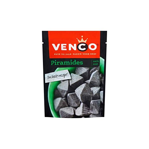 Sweet licorice | Venco | Soft Pyramids | Total Weight 8.82 ounce