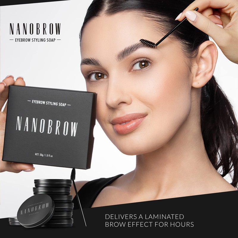 Eyebrow Soap Nanobrow Styling Soap 30 g - Natural and