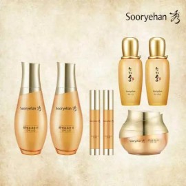 Sulyeohan [수려한] 발효 효윤 진 스킨*2 + 크림*1 + 앰플*2 + 화윤 2종 Elegant Fermentation Hyo Yoon Jin Skin*2 + Cream*1 + Ampoule*2 + Hwa Yoon 2 Types