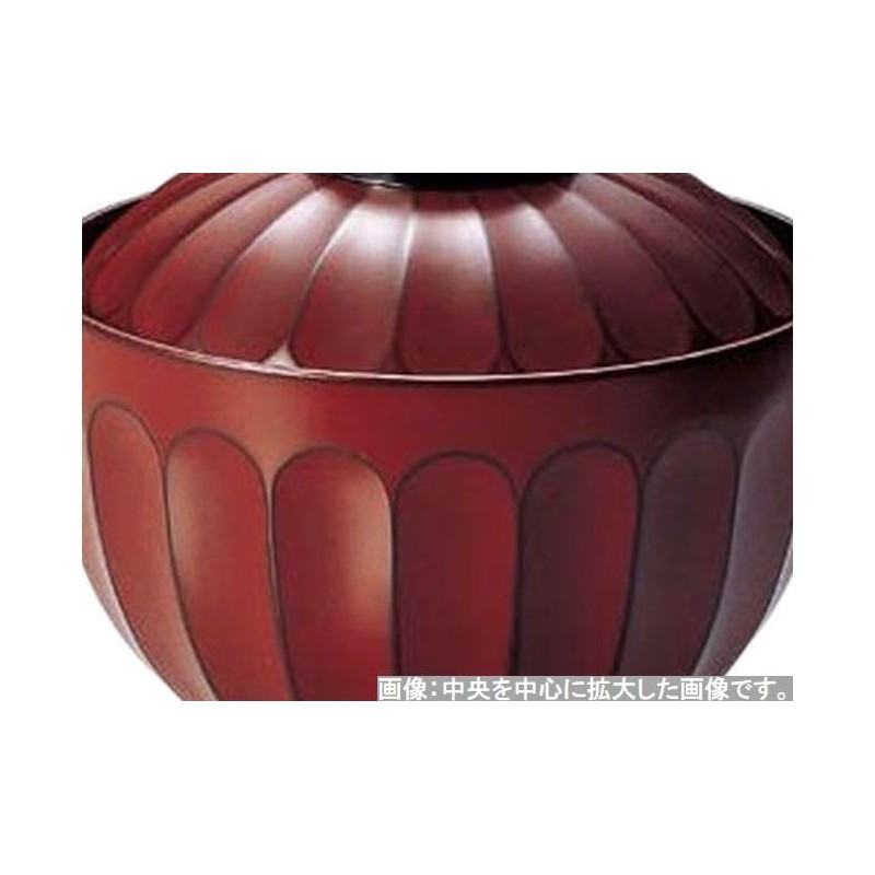 J-kitchens Kikuwari Soup Bowl for Guests Ancient Negoro (1 Guest)