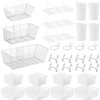 Sieral 30 Pcs Pegboard Organizer Accessories Kit Includes Peg Board