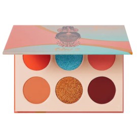 Juvia's Place Olori 3 Eyeshadow Palette – Coral, Brown, and Bronze Shades, 6 Highly Pigmented Colors for Professional Eye Makeup, Eye Color & Shine, Cosmetics.