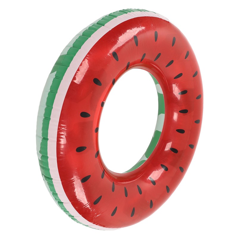 Watermelon Pool Float 16.5in Inner Diameter Inflatable Watermelon Design Eco