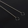 Juvale Stainless Steel Straw Cleaner Brush Set - Extra Thin