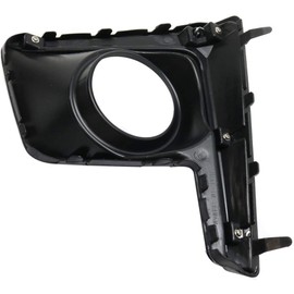 For Subaru Crosstrek Fog Light Cover 2016 2017 Driver Side | Textured Black | w/Chrome Trim | DOT/SAE Compliance | SU1038112 | 57731FJ430