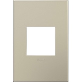 Adorne AWP1G2TM6 1-Gang Wall Plate in Titanium