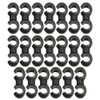 Saipor 20pcs Bike Cable Clasps S-Hook Clips Bicycle Rotatable for