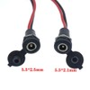 Waterproof 5.5x2.1/2.5 (mm) Panel Mount Female Jack Socket DC Power