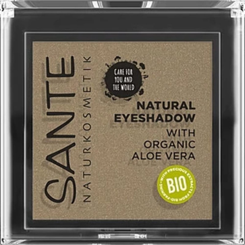 SANTE Naturkosmetik Natural Eyeshadow 02 Sunburst Copper, Eye Shadow Shimmering