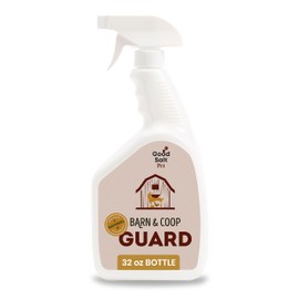 Good Salt Pet Barn & Coop Guard, Natural Animal-Friendly Scent Neutralizer Spray, Made in the USA, 32 Ounce Bottle