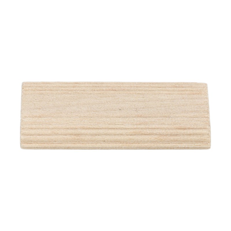 50Pcs Beech Wood Domino Tenon Stopper for Crafting Woodworking Furniture