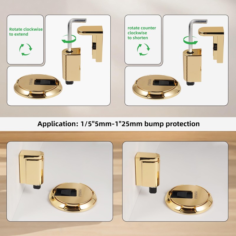 PANALI Magnetic Door Stopper, Windproof Door Stop, 1 Pack