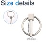 INCREWAY 3mm Linch Pin,4PCS Stainless Steel Round Safety Pins Lock
