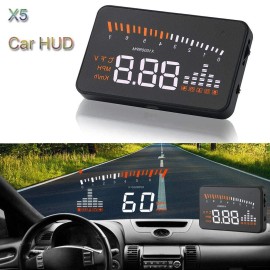 Digital Car HUD Head Up Display OBD II EOBD Windshield Car Voltage Speed Alarm