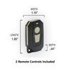 Keyless Remote Entry, Installs in Seconds, No Lock to Change,