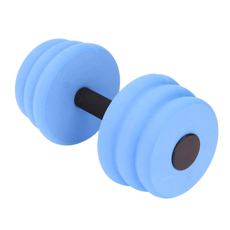 2pcs Floating Dumbbell EVA Thread Design Aquatic Exercise Dumbbell for
