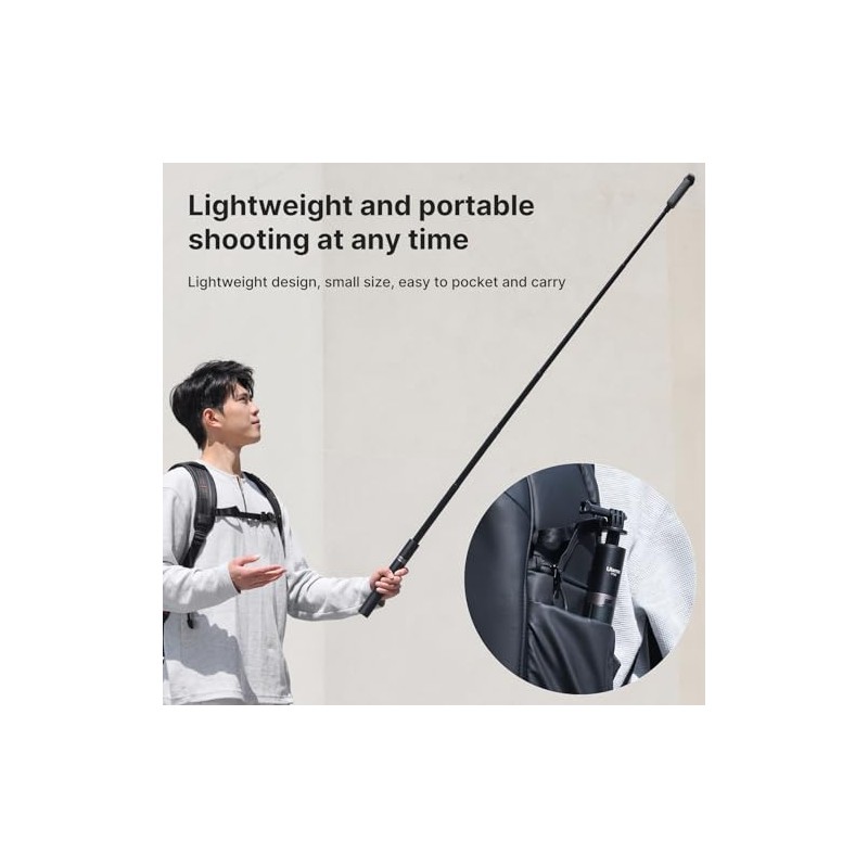 ULANZI TT52 Extendable Selfie Stick 150CM,Trípode Invisible Trípode