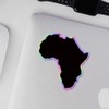 Holographic Decal Stickers Of Africa Silhouette Premium Waterproof Vinyl Decal