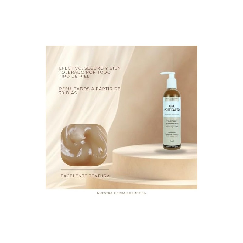 Gel Post Parto Efecto Vientre Plano 250ml