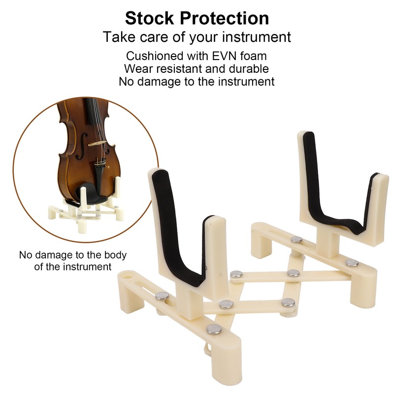 Violin Folding Bracket Lightweight Stock Protection Wear Resistant Violin Stand
