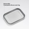 ZING TTI titanium lunch box 40oz, with handle, sealed lunchbox,