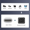 NFHK 2pcs/lot USB 2.0 B Female to Type C Male