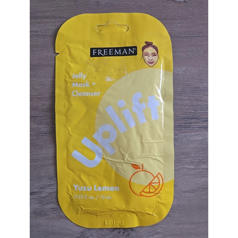 FREEMAN, Energize Yuzu Lemon Jelly Facial Mask, .33 Fl Oz