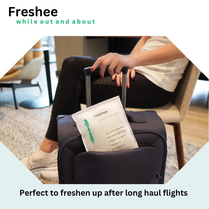 Freshee Paste - 5 in 1 Disposable Mini Toothbrush with