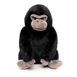 WEIGEDU Black Gorilla Stuffed Animals, Gorilla Apes Plush Toys for Boy Girl Kids Birthday, 12 inches