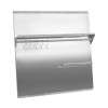 30"x30.7 inch Stainless Steel Kitchen Backsplash Range Hood Wall Shield+6