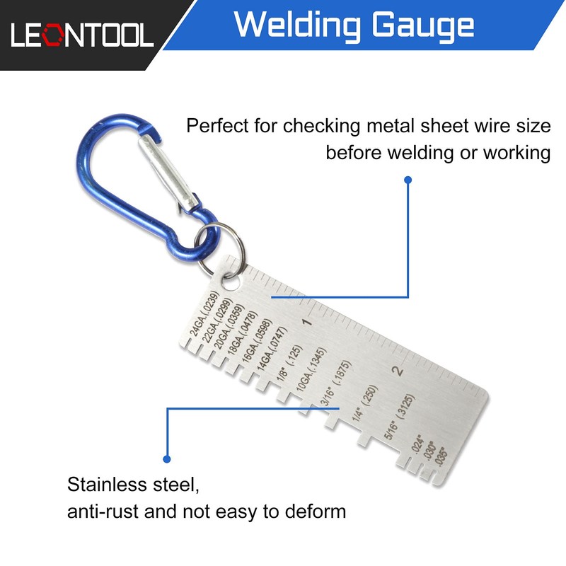 LEONTOOL 3 Pcs Welding Pliers Set, 8-Inch MIG Pliers, Metal