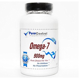 Omega-7 Omega 7 900mg Palmitoleic Acid // 100 Capsules // Pure // by PureControl Supplements