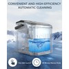 Ice Maker Countertop, Efficient Easy Carry Ice Machine, Self-Cleaning Ice