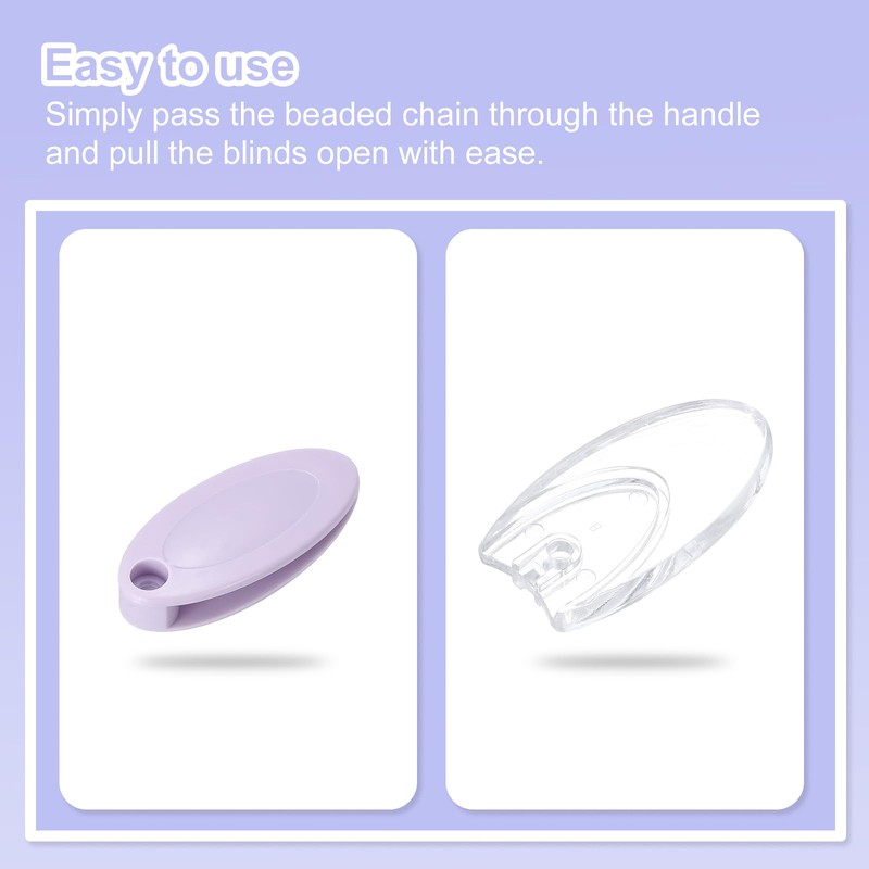 sourcing map 4Pcs Blind Cord Weight, 91mm Curtain Blinds Handles