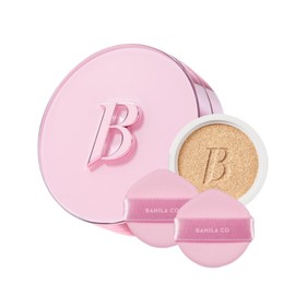 BANILA CO COVER RICH ULTIMATE WHITE CUSHION 6 Colors [SPF38/PA++] Cushion Foundation Product 14g (Pink Edition 21Ivory, Product 1 + Refill 1 + Puff 2)