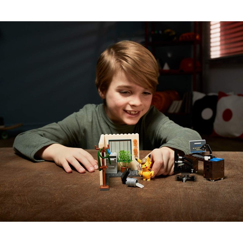 MEGA Construx GGK26 Detective Pikachu Office, Toy for Pokémon Film