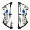 Mini Compound Bow Toy Kit - Stainless Steel, Ambidextrous Design