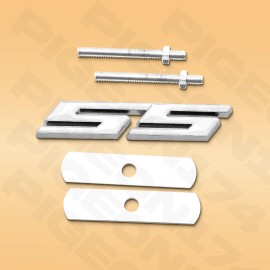 Unbranded White Metal SS Front Grille Emblem For Camaro Accessories Decor Badge Universal