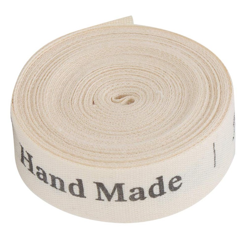 Multi Patterned Cotton Ribbon Fonts 1.5 cm Handmade for Package
