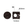cyclingcolors 5 x Round Nuts Plastic M8 x Length 14.5